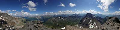 summit of the Piz Blaisun (3.200 m), Albula Alps, Swizterland