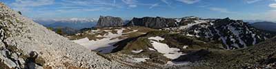 going down late in the afternoon from the Grand Veymont, highest poiunt of the Vercors,  France