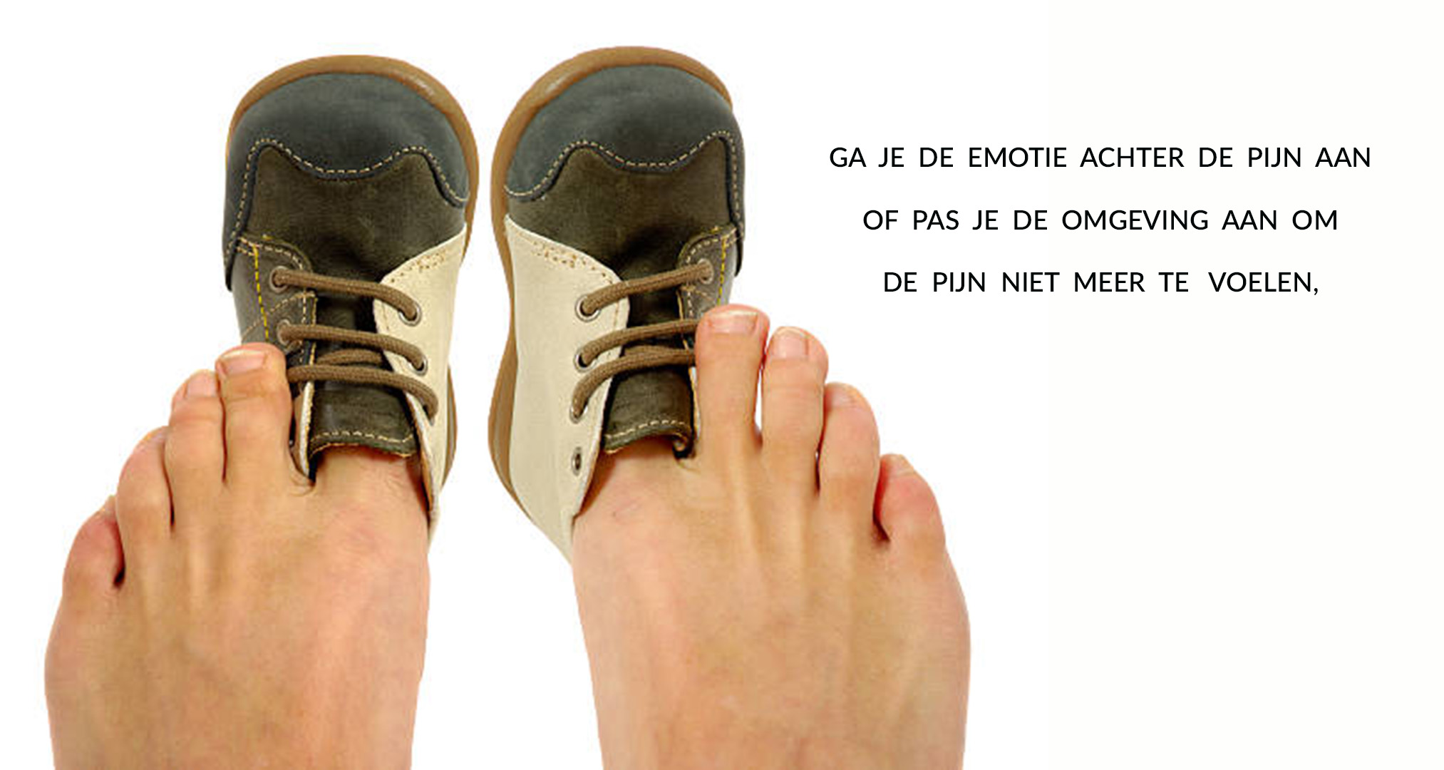 te kleine schoenen